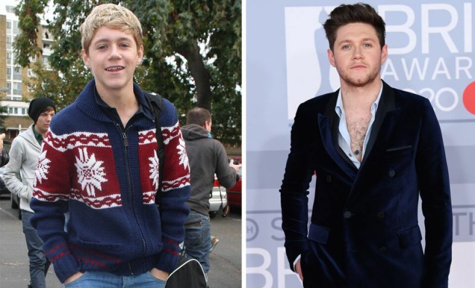 Niall Horan 2010 vs i dag. Niall Horan 2010 vs i dag.