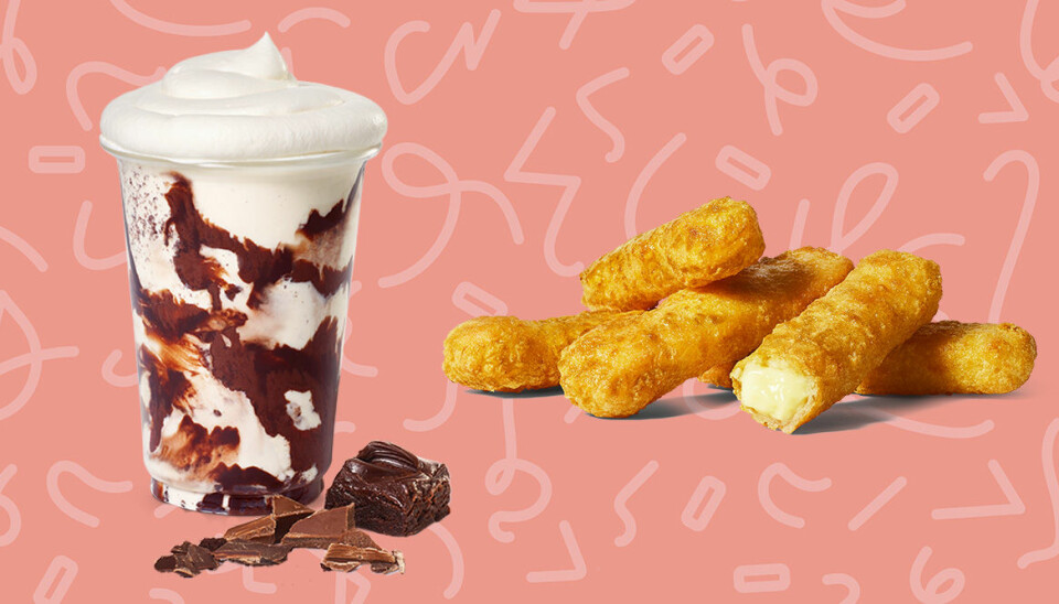Nytt på Max: Västerbottensost Sticks och Triple Chocolate Brownie-shake