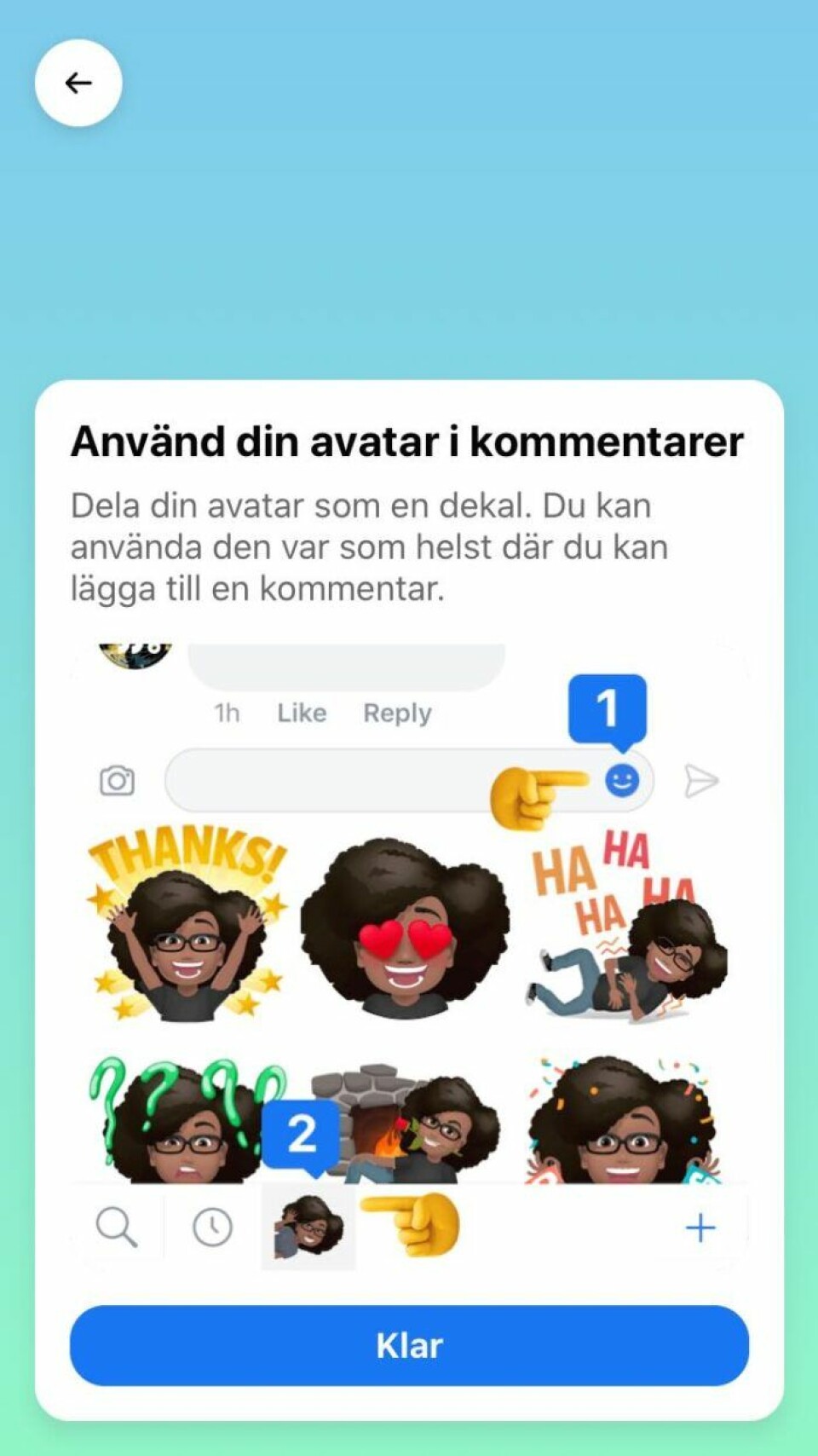 Nya funktionen: Så gör du dig själv som emoji på Facebook