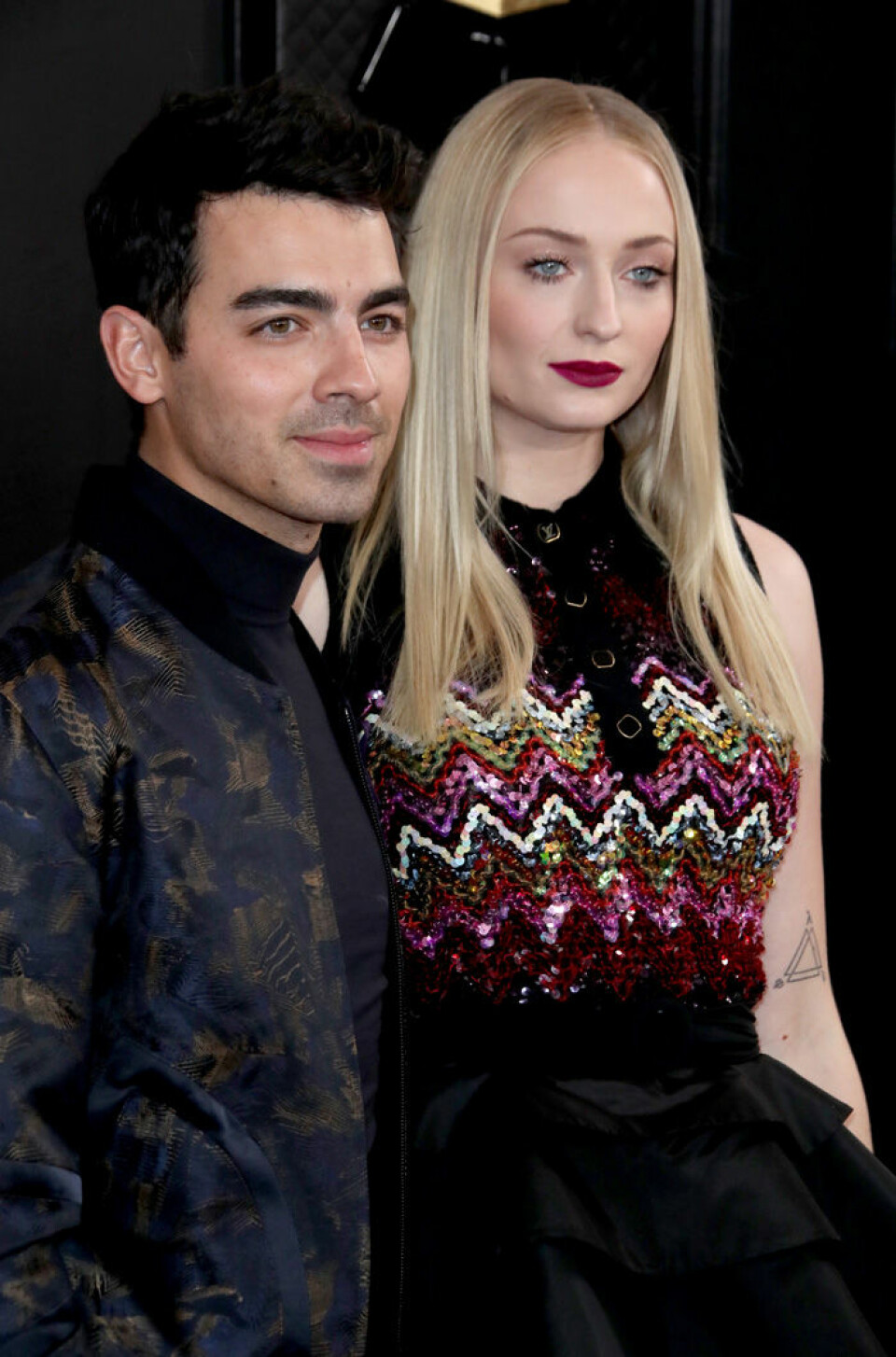 Sophie Turner och Joe Jonas på Grammy Awards, 2020. Sophie Turner och Joe Jonas på Grammy Awards, 2020.